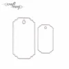 2 Sizes Tag set Custom Sheet Metal Stamping Cutting Dies for Card making
