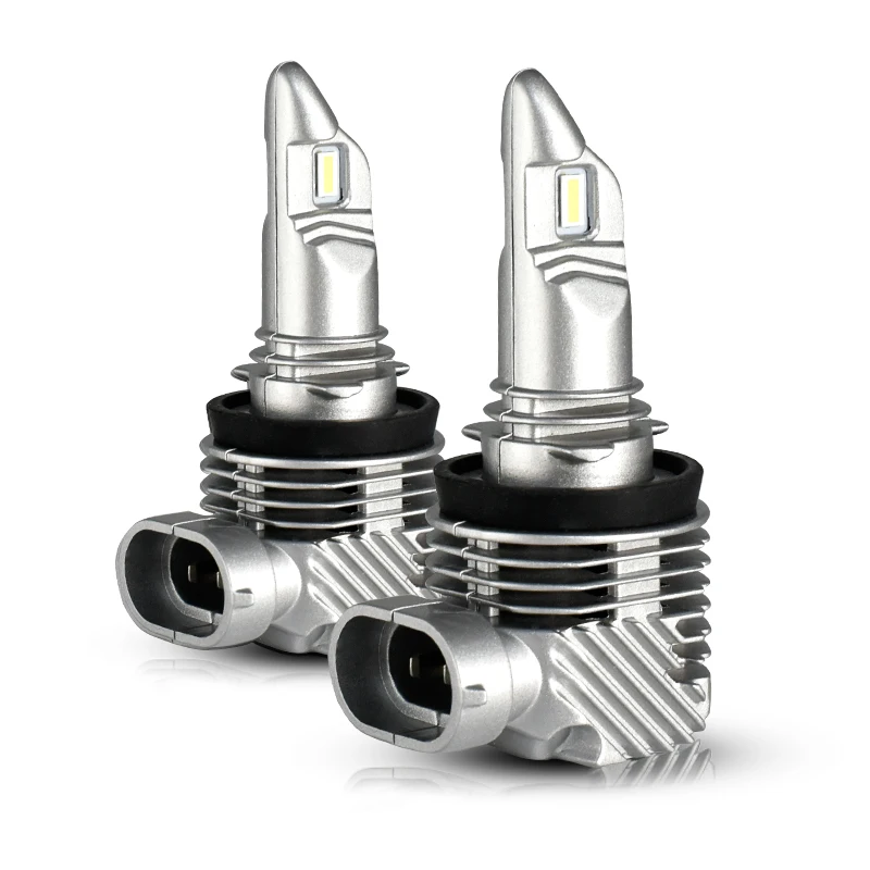 Q10 LED Fog Bulbs For Car Front Headlight Foglamp Lights H11 H8 H9 9005 9006 H4 H7 Plug and Play Automotive DRLs Lighting System