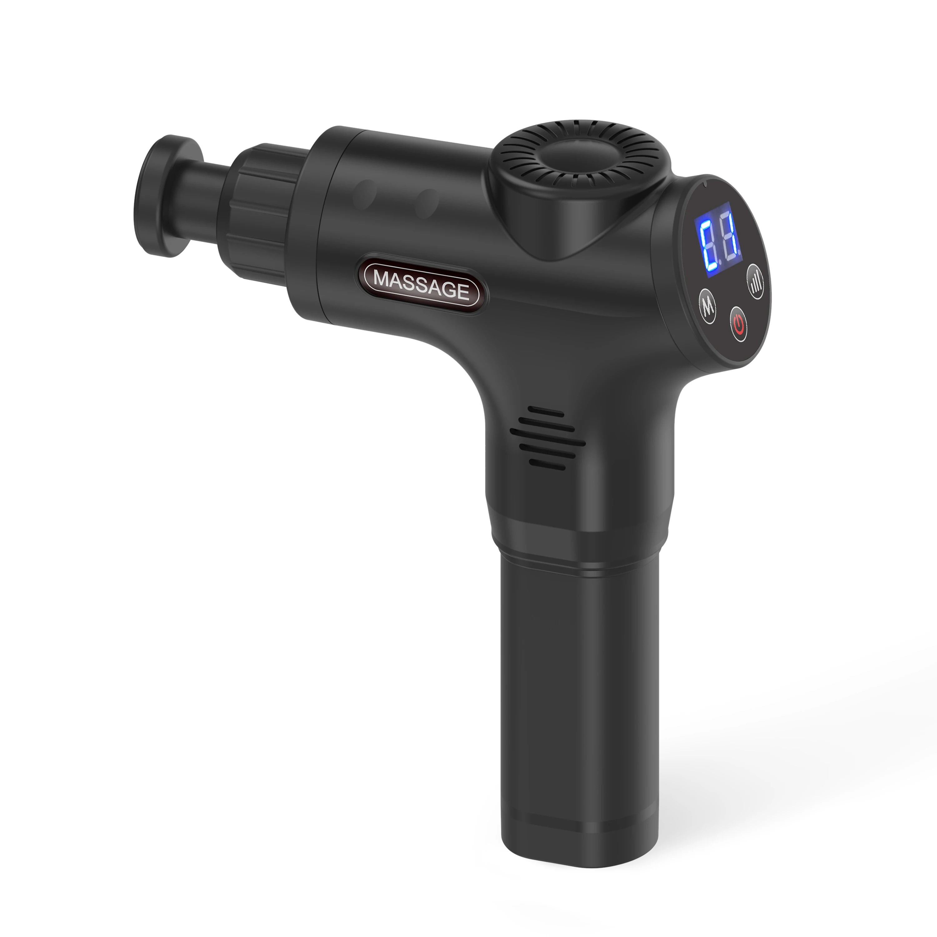 
Rechargeable Handheld Electric Deep Vibrating Tissue Muscle Massage Gun 