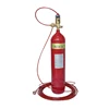 Carbon dioxide co2 fire fighting system fire trace extinguishing device
