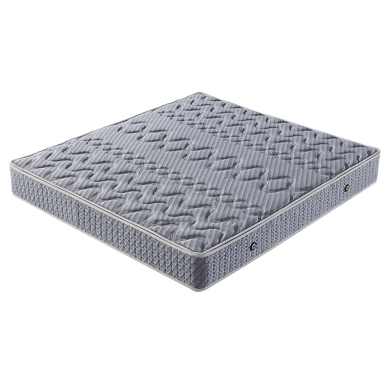 China style Grey knitted fabric latex foam spring mattress