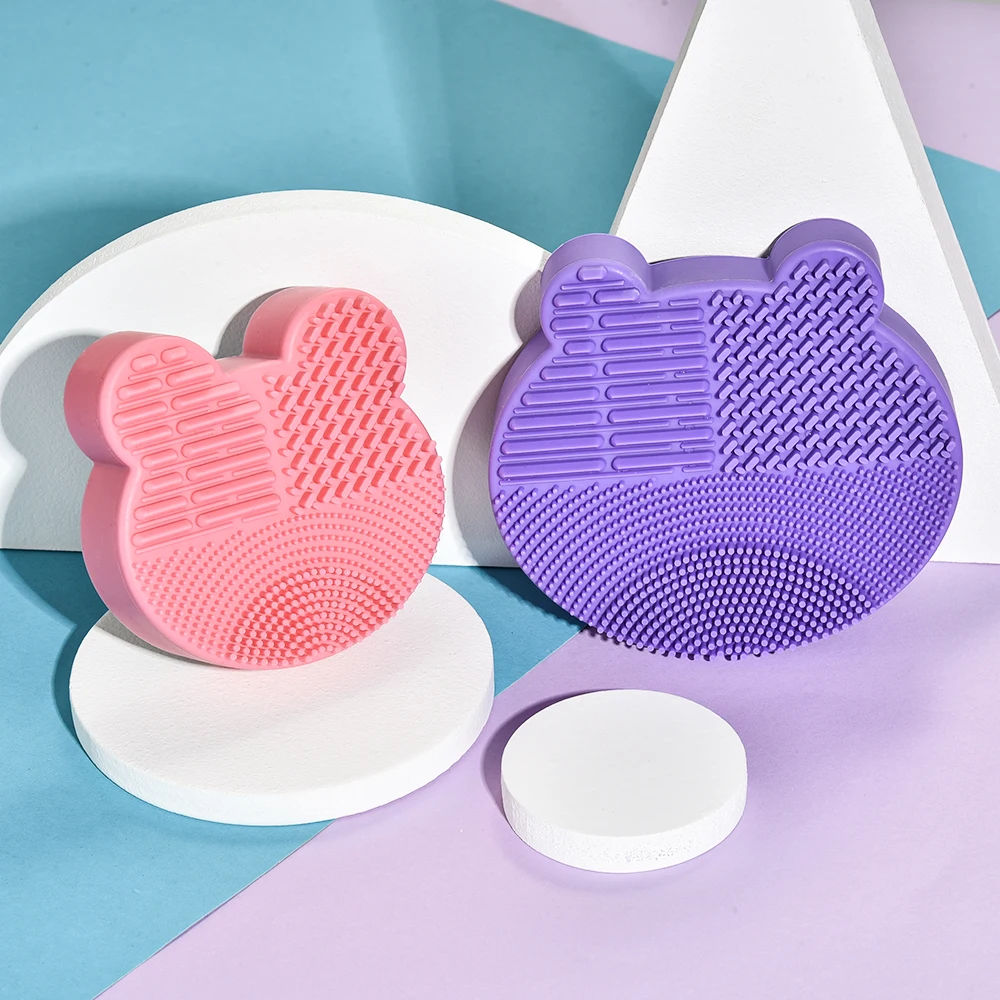 2020 Supplier Best Private Label ECO Pink Sponge Color Remover Accessoir Makeup Brush Cleaning Pad.jpg