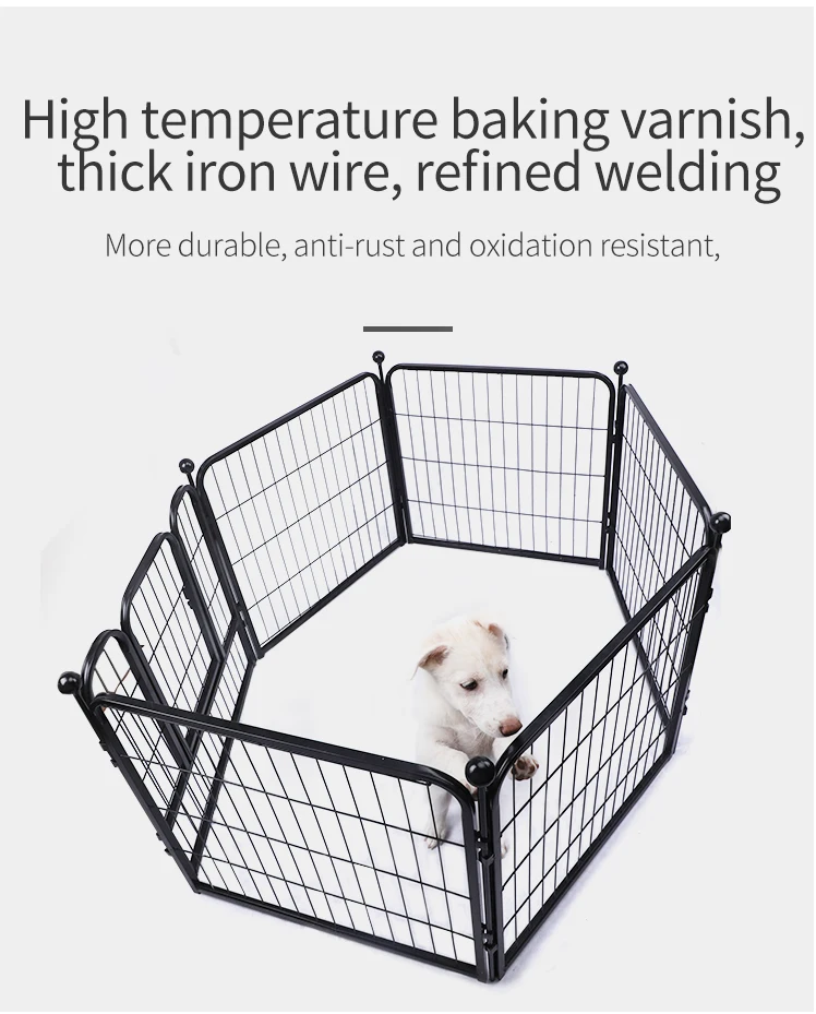 折りたたみ式犬プレイペンクレートメタルフェンスペット子犬プレイペンエクササイズケージ6パネル Buy 金属犬のフェンス 折りたたみ犬ベビーサークル ペット子犬再生ペン Product On Alibaba Com