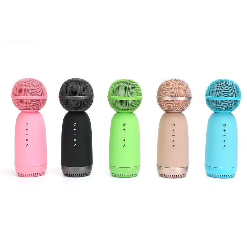 MC-001 Wireless BT Speaker Microphone Amazon New Product K Song Artifact 5W TYPE-C Condenser Microphone - ANKUX.COM