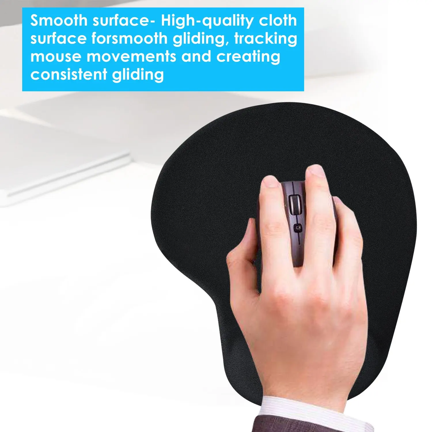 Comfortable Silicone Wrist Rests Mouse Pad With Wrist Support Soft