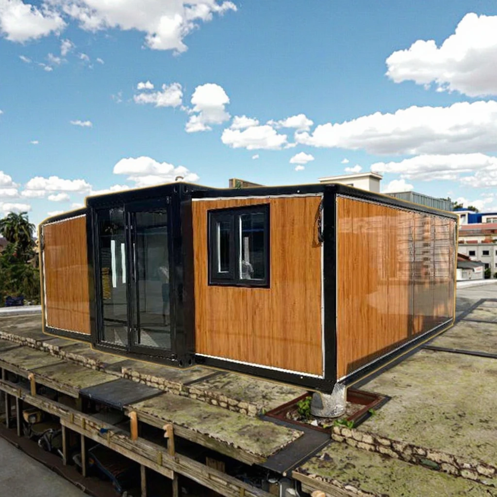 product wholesale container house prefabricated steel structure hotel 2 bedroom movable house fully furnished prefabricated house747-5