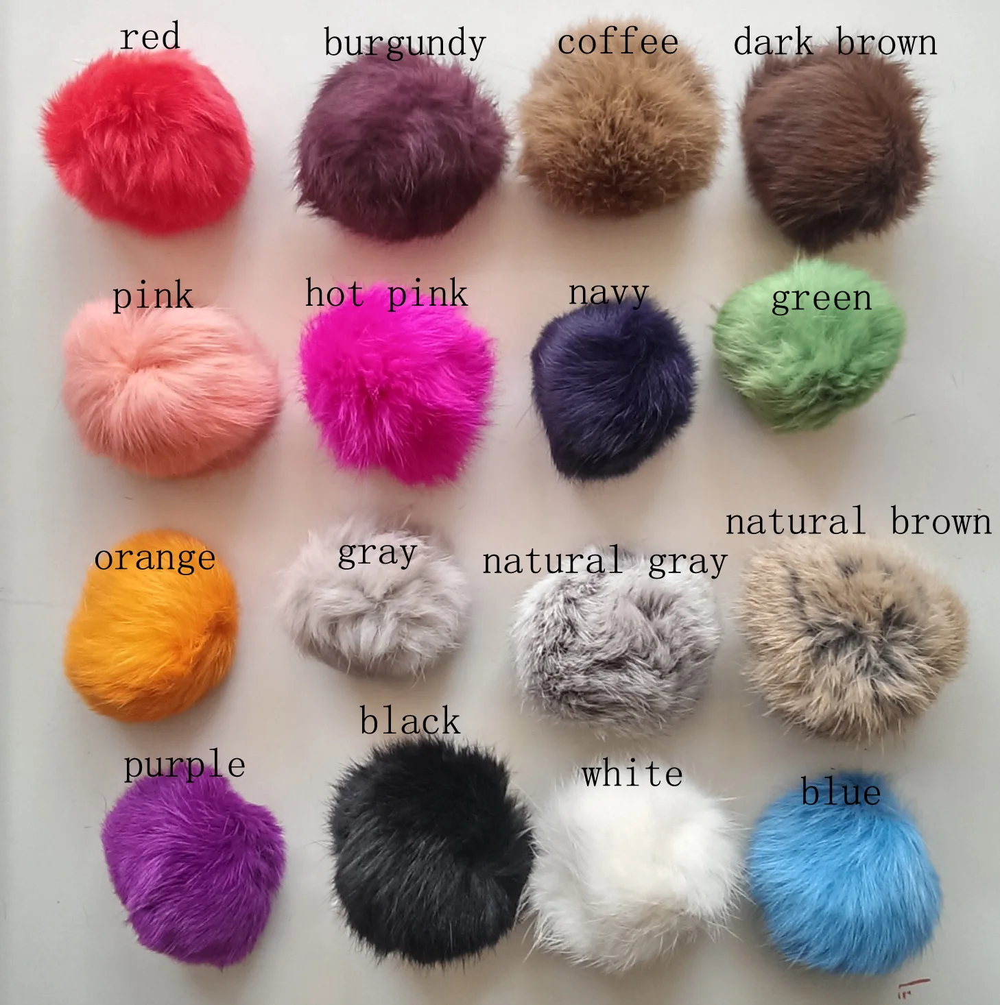 Clothing Shoes And Hats Accessories Fox Fur Ball Color Hair Ball 10cm ...