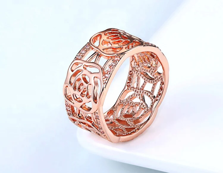 Vogue fashion women silver ring jewelry gold models