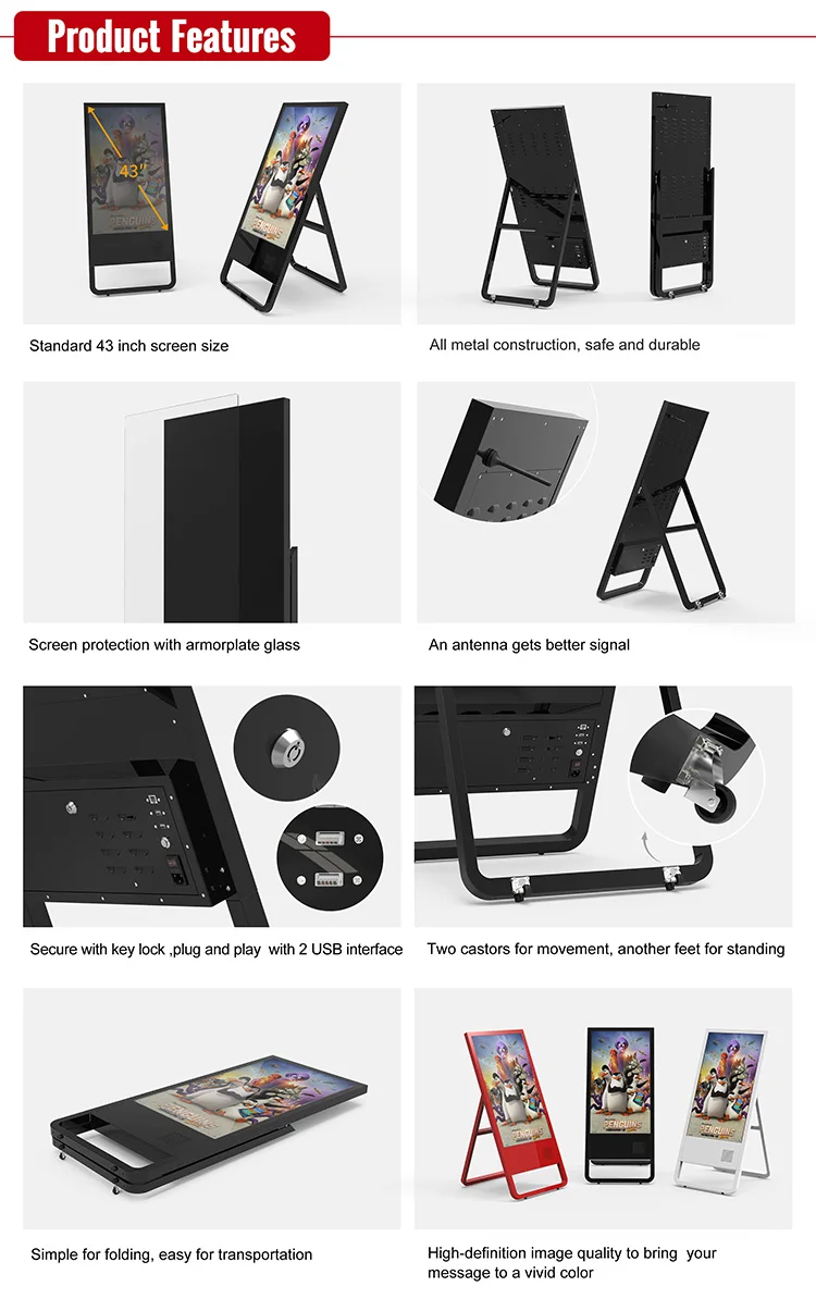 Interactive Queue Management Kiosk With Touch Screen