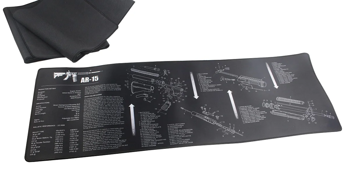 Anti Slide Anti Oil Rubber Base Gun Cleaning Mat Buy Gun Cleaning Pad