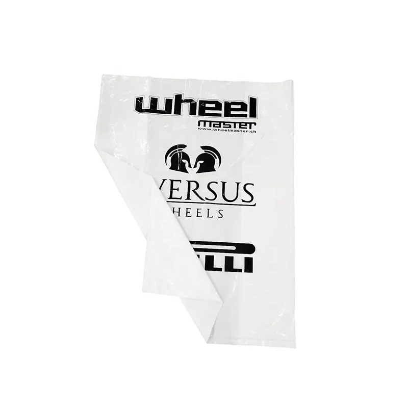 Polyethylene Tire Bag Logo For Canada With Customized Perforated Roll