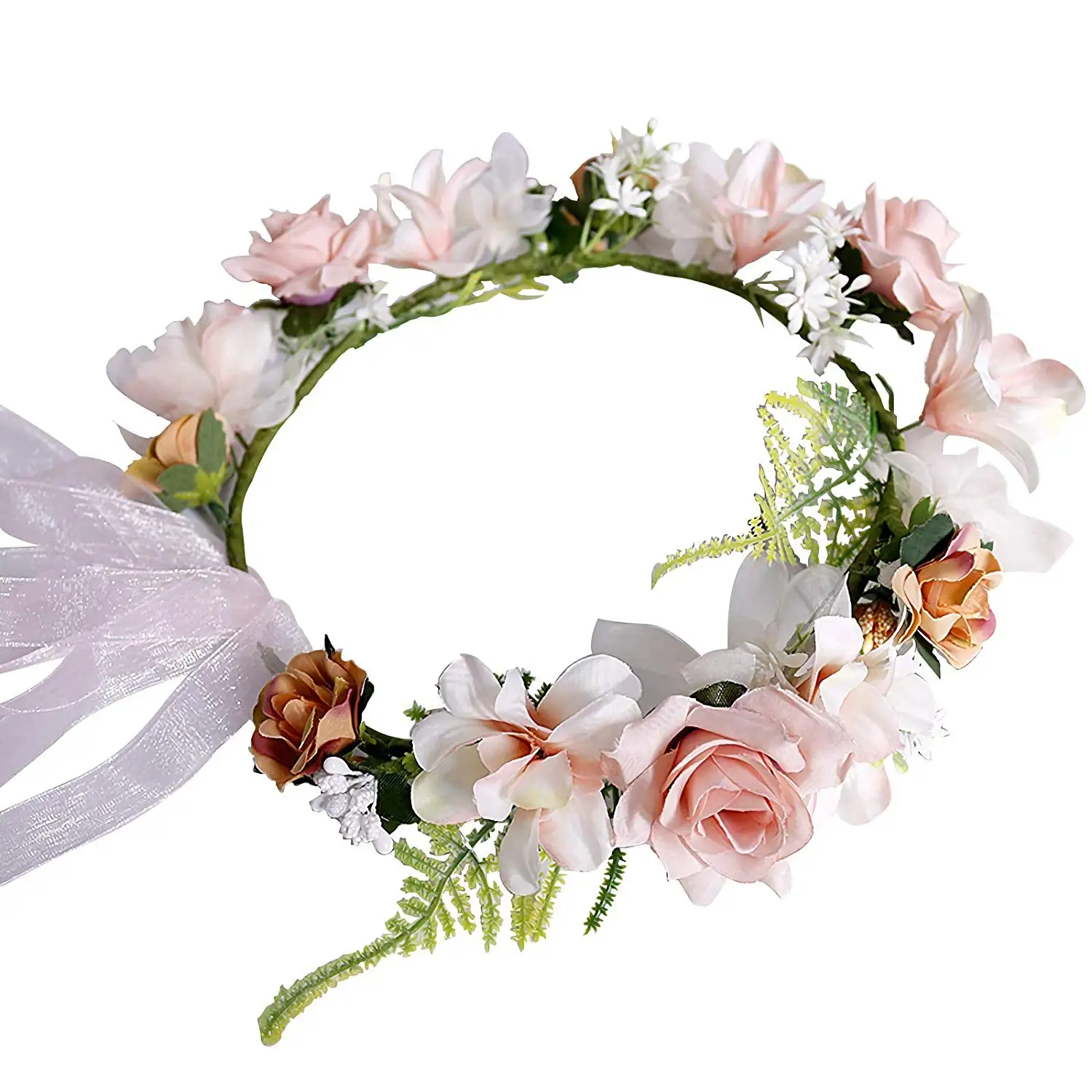 婚礼  用品花头带花环皇冠花婚礼花环婚礼节日头发配件