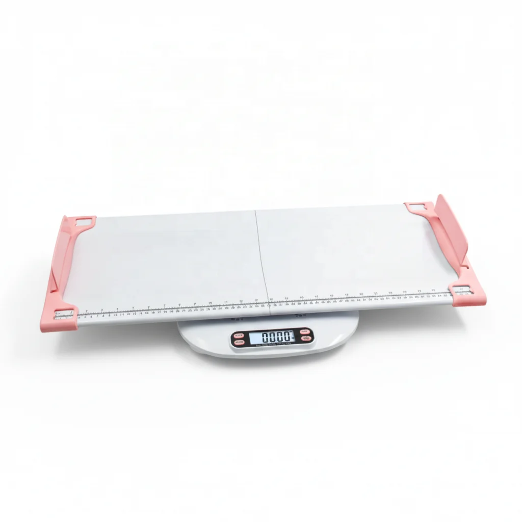 digital baby scale with modular tray 180 rotatable lcd screen baby mother weighing modes infant weight scale with foot ruler-1