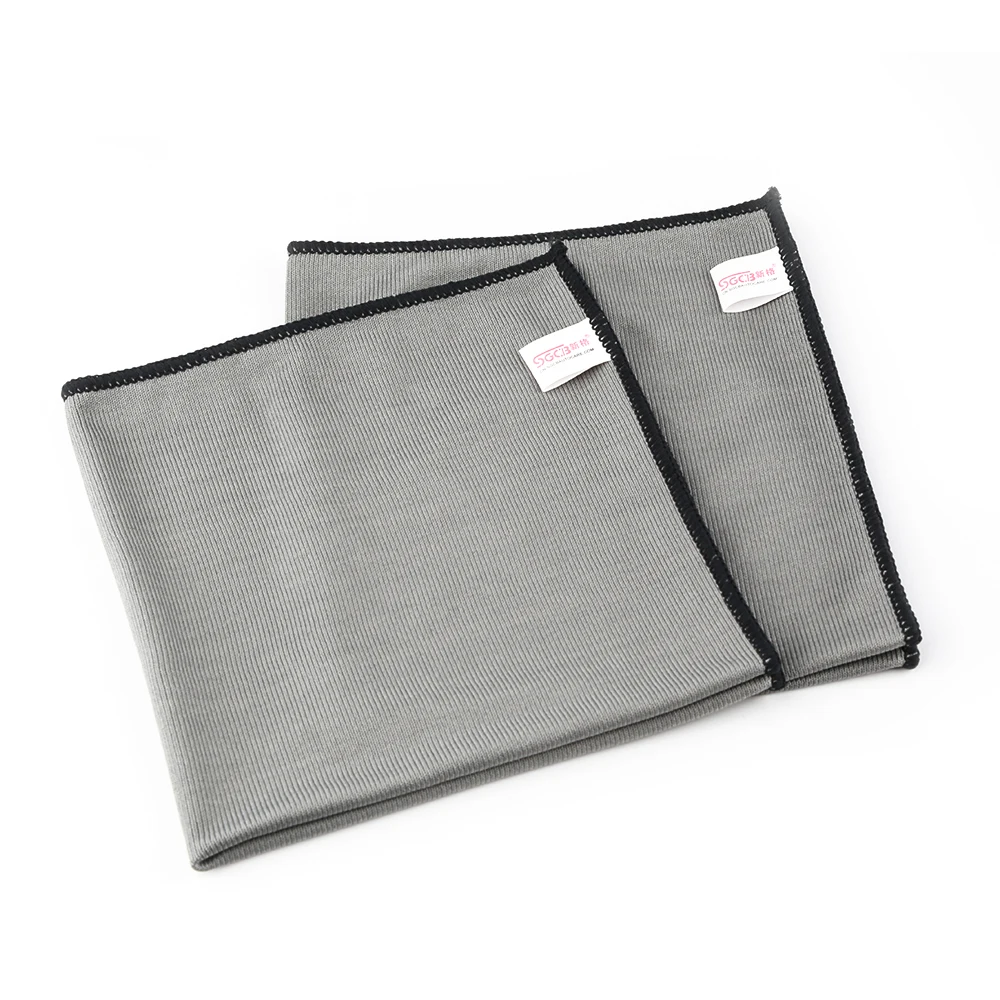 Car Microfiber Glass Cleaning Cloth Towel,16x16in Car Window Windshield