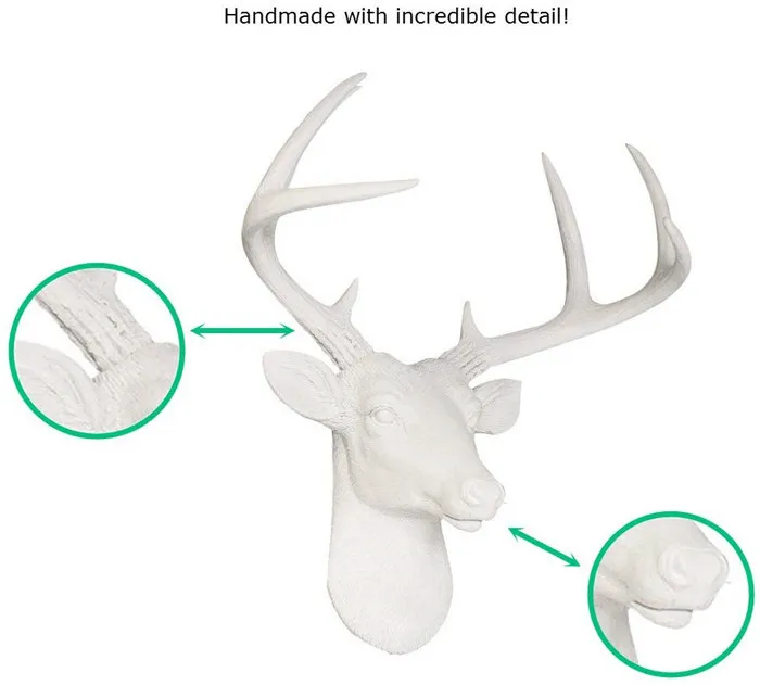 Polyresin/ Resin Animal Head Wall Mount North American Wild Bison Head/resin Buffalo Mount/man