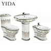 sanitary ware gold ceramic toilet, two piece toilet sanitary ware price, royal court bathroom toilet ceramic gold toilet