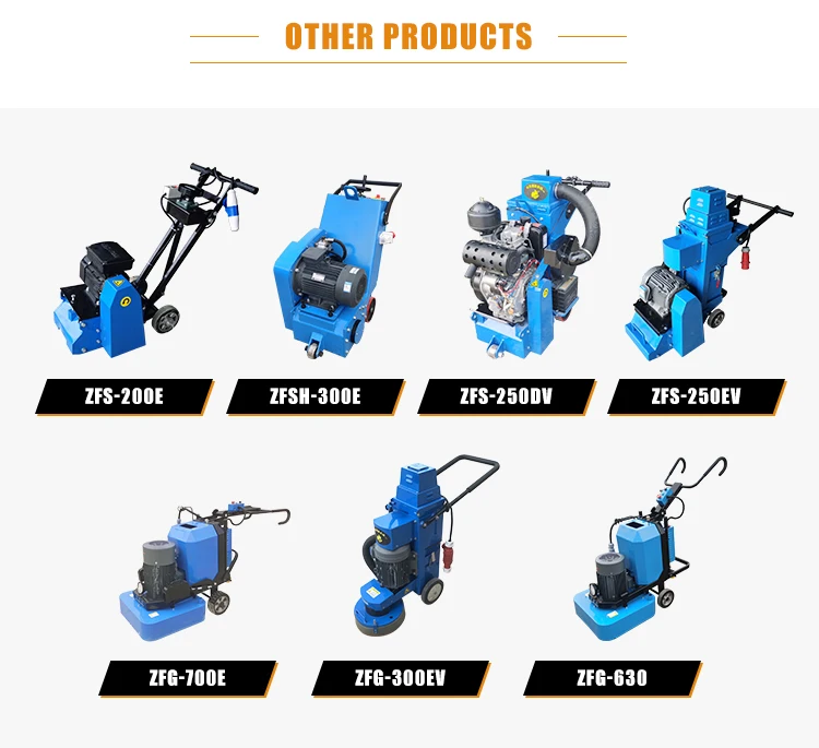 road marking removal surface roughness machine concrete scarifying machine
