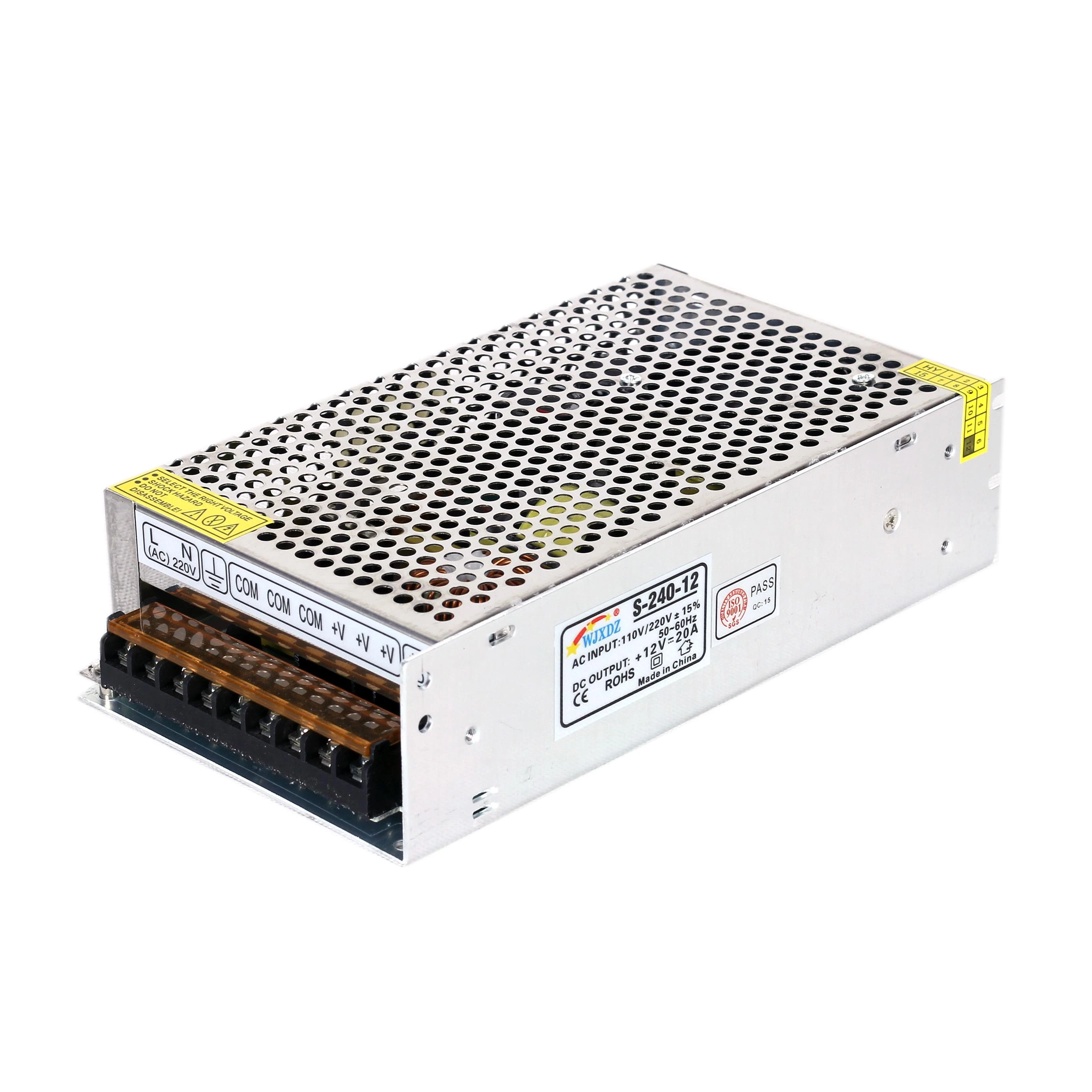 Professional manufacture Led driver Constant Voltage 12V 20A 240W 250W switching power supply for LED STRIP