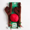 Wholesale Christmas Party Favor Brown Plush Antlers for Car Decoration