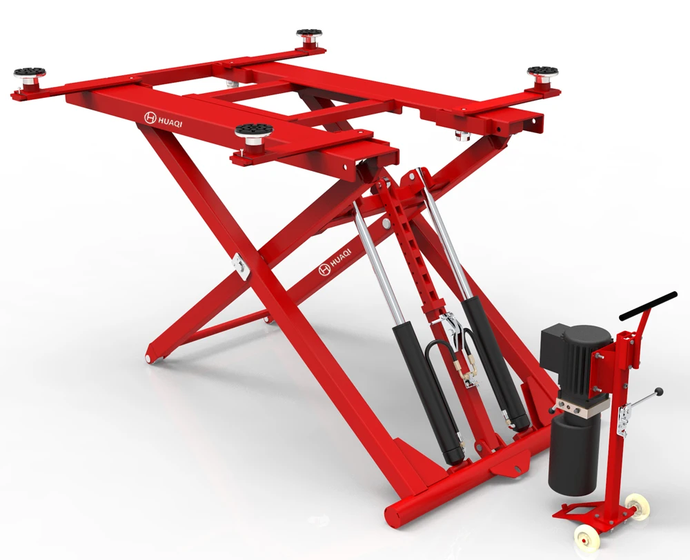 2800kg Portable Mini Scissor Lift For Quick Car Service Model No