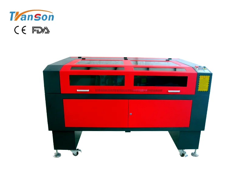 1490 W4 CO2 Laser Engraving Cutting Machine For Nonmetal Arcyli Wood Plastic 100-120W