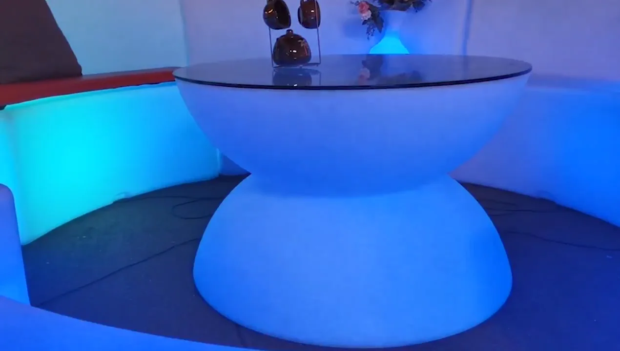 Rechargeable Battery Powered Ip65 Waterproof Led Outdoor Furniture