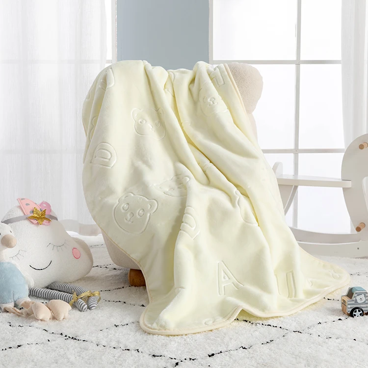 Otsukeori 100 Polyester Embossed Turkish Raschel Blanket Mora Blanket