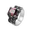The latest design European and American fashion personality vintage ruby ring