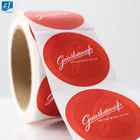 プライベートデザイン製品ラベルメーカー自己粘着ビニールラウンド防水ステッカーロール紙カスタム印刷ロゴ · ラベル · ステッカー