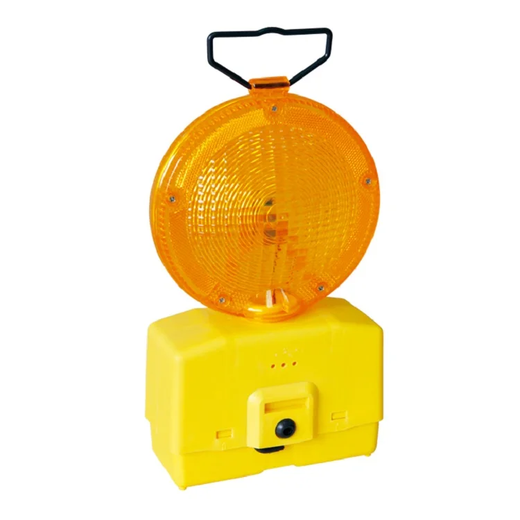 Amber Color Barricade Construction Traffic Warning Led Flasher Light ...