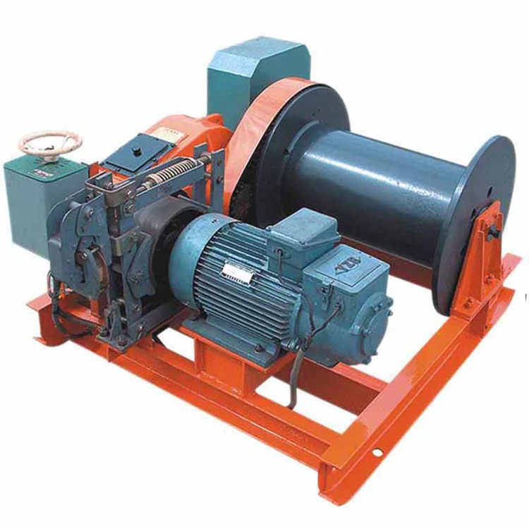Heavy Duty Construction Material Lifting Double Drum Motor High Speed