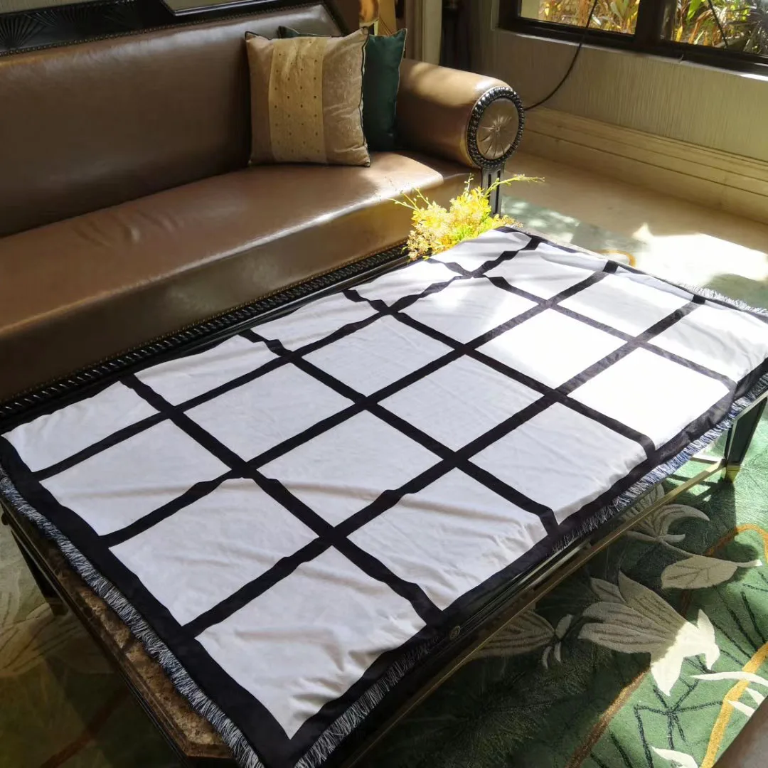 50*80cm 9 Panel Sublimation Blank Throw Blankets For Dye Printing Buy Sublimation Blank