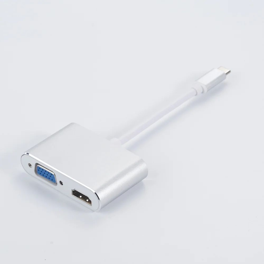 2020 Popular Aluminium Shell Multifunction 4K 1080P TYPE C TO VAG adapter for Computer and Mobile Phone - ANKUX.COM