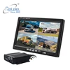 Vehicle Backup Camera Monitor System 7" TFT LCD Monitor with Quad Split Screen 4 channel back camera