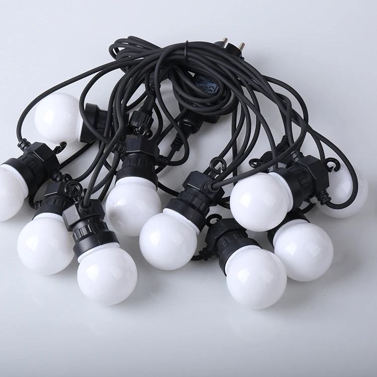 New g50 led string white 230v Garland Festoon waterproof Led Globe String Of Wedding Patio Lighting Model Light