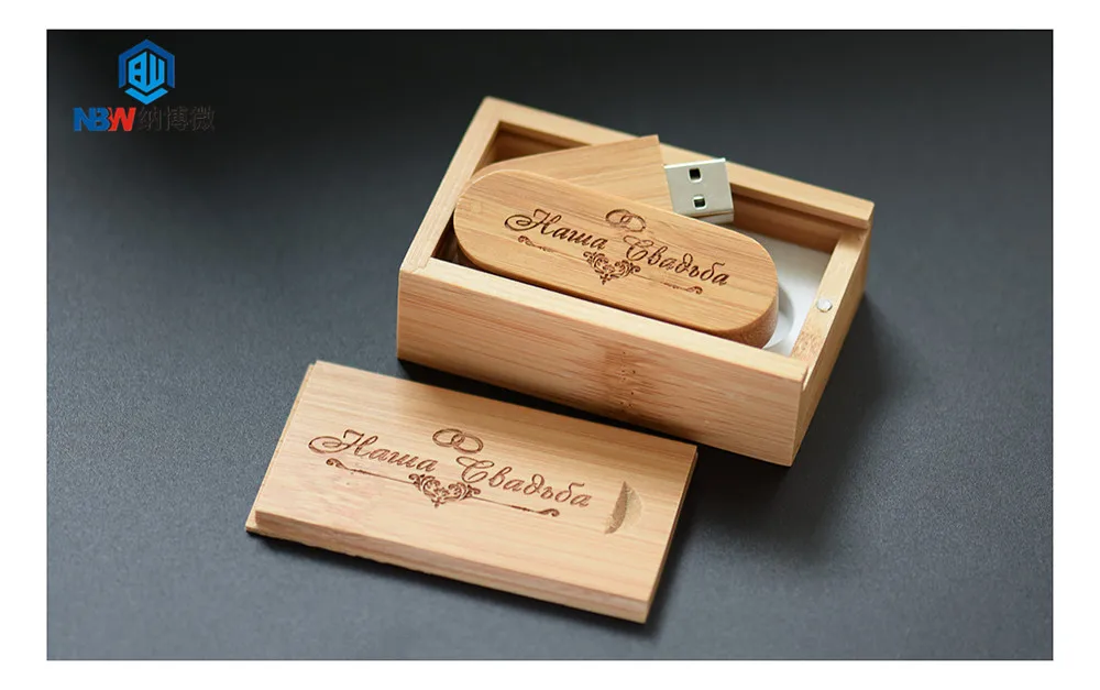 Free Shipping Gift Engraving Custom Logo Swivel Usb Flash Drive Wooden USB Flash Drives, Pen Drive 4gb 8gb 16gb U - ANKUX.COM