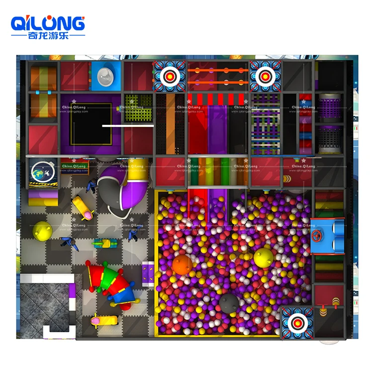 Space Theme Indoor Playground