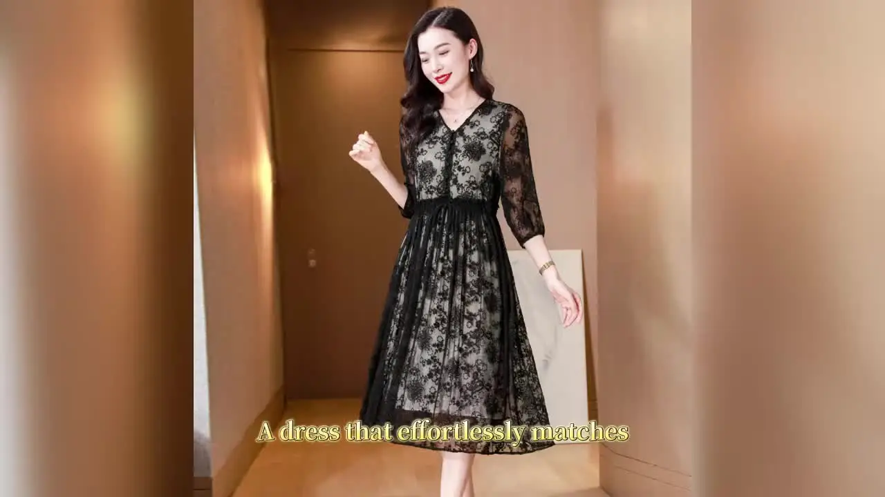 2025 Summer Hangzhou Fashion Brand Floral Embroidered 100% Silk Dress New  Classy Casual Lace Floor-Length Breathable
