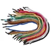 High quality thin double braided eco-friendly polyester custom woven braided twisted rope for handbags