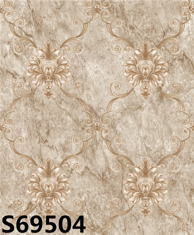 2020 new damask gold wallpaper