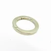 Stainless Steel Flat Round Circular Carabiner Spring Clip Hook