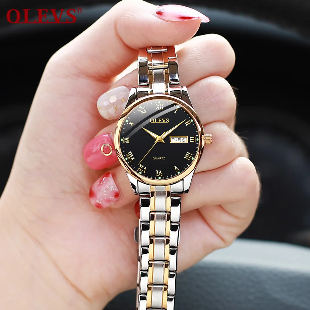 Women Hand Watch Quartz Watch Fashion Business date Timepiece Relogio Feminino Wristwatch Water Resistant Stainless Steel