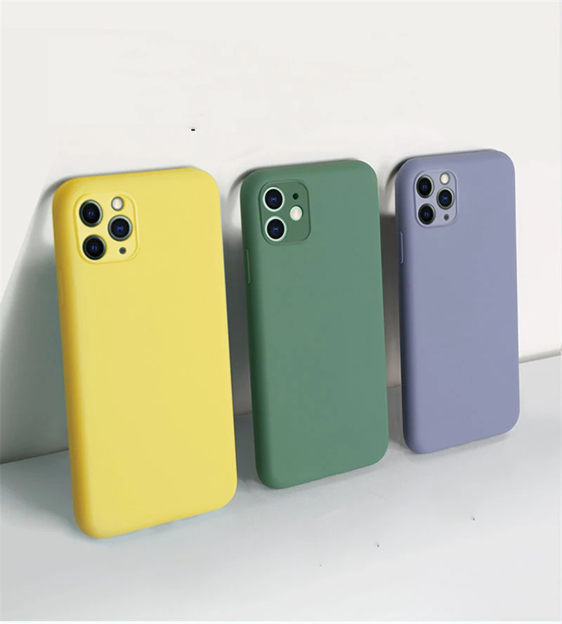 Xinge For Iphone 11 Silicone Case,Solid Color Silicon Rubber Cellphone