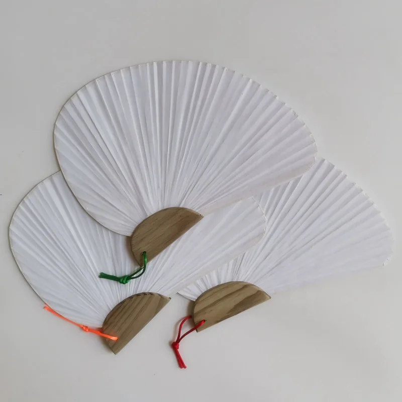 Traditional Chinese Blank Paper Paddle Fan Uchiwa Wedding Gifts Buy