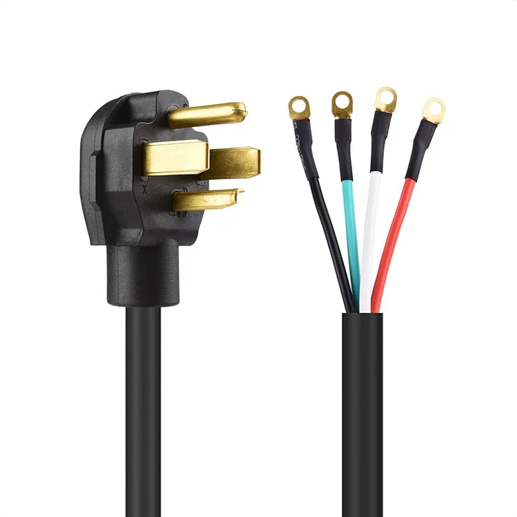 1430p 10 Foot Dryer Cord Black 4 Prong Extension Cord/10/4 Srdt/30