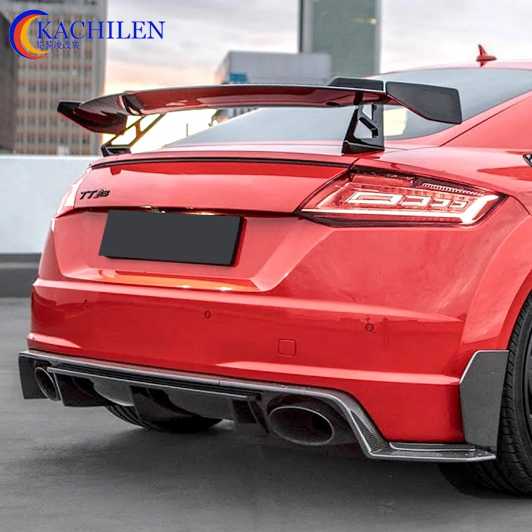 TTRS MK3 Carbon Fiber Rear Diffuser for AUDI TTRS MK3 Rear Lip 2015 ...