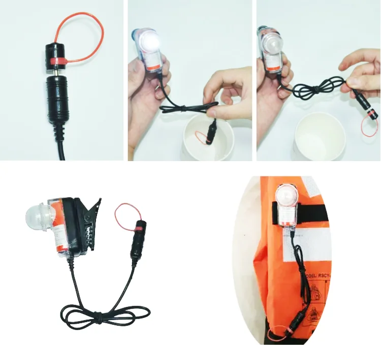 Lifeguard Equipment Life Jacket Light Vest Lamp / Ec Solas Marine Vest