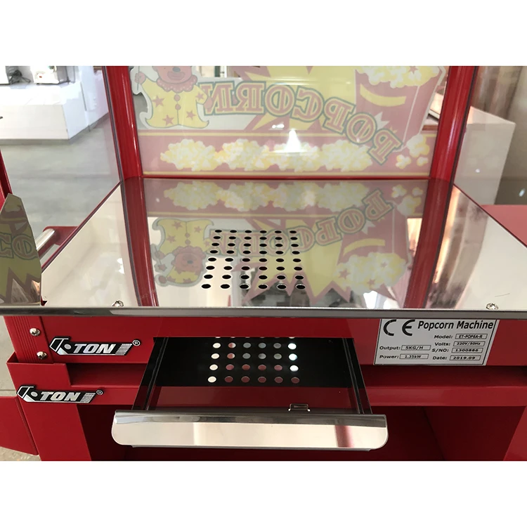 ポップコーンメーカー　ロサンゼルス購入 8OZ商用ポップコーンマシンOEMファクトリーポップコーンメーカー