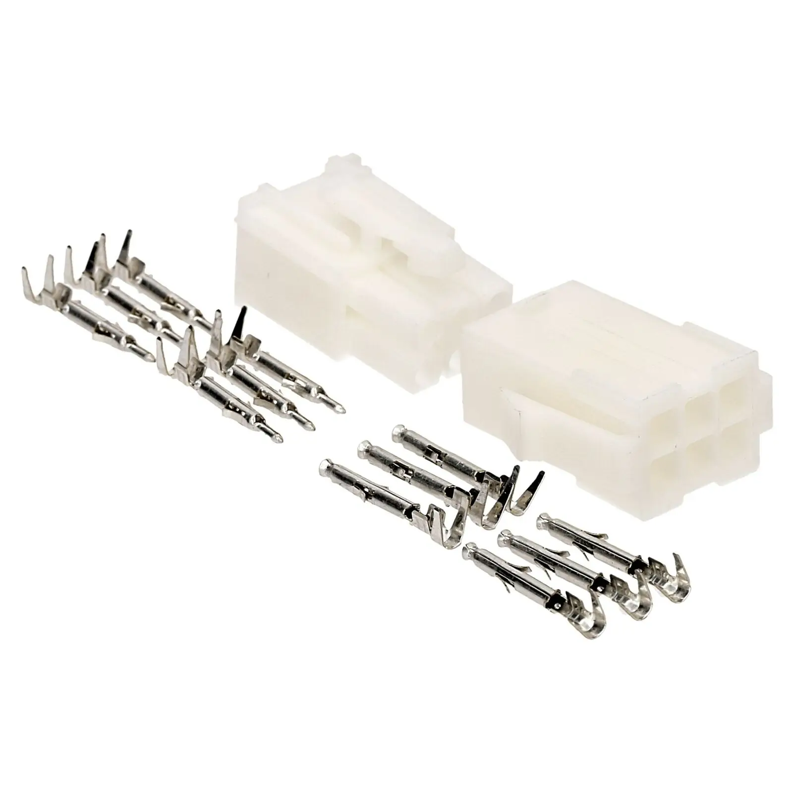 Mini Steckerset 6polig RM 1,27 Kupferlackdraht 0.1 mm connector pole pin pitch 