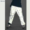 2019 Autumn New Design Europe Stylish Loose Fit Side Pocket Camouflage Cargo Track Pants